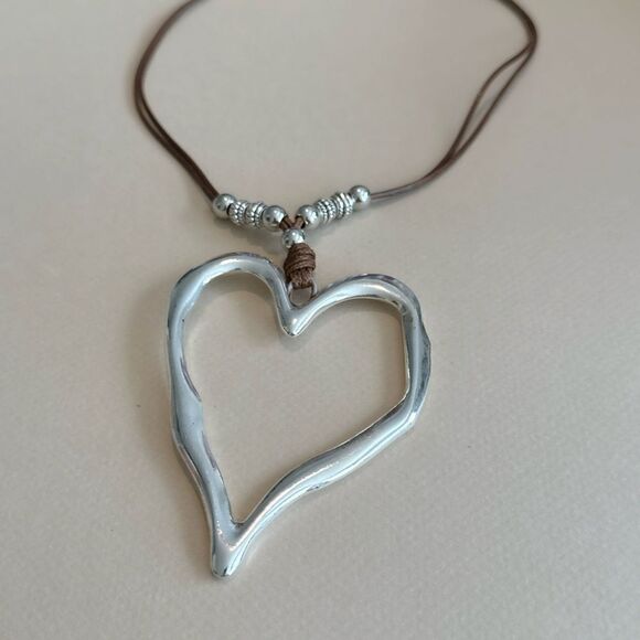 Boho heart Necklace #1493 - Picture 3 of 4